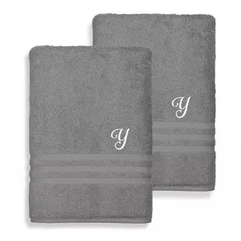 Linum Home Textiles Комплект простыней Denzi из 2 предметов с монограммой