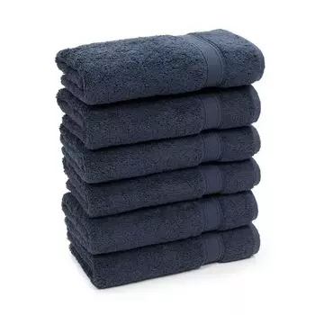 Linum Home Textiles Набор махровых полотенец для рук Sinemis из турецкого хлопка, 6 предметов, бежевый