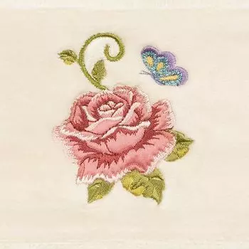 Linum Home Textiles Набор полотенец для рук с украшением Rebecca из турецкого хлопка, темно-серый