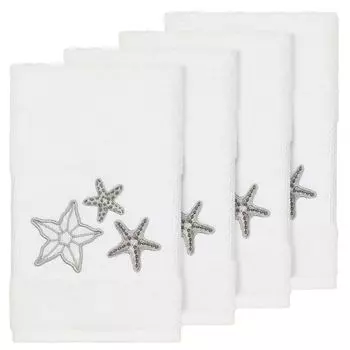 Linum Home Textiles Набор украшенных полотенец для рук Lydia