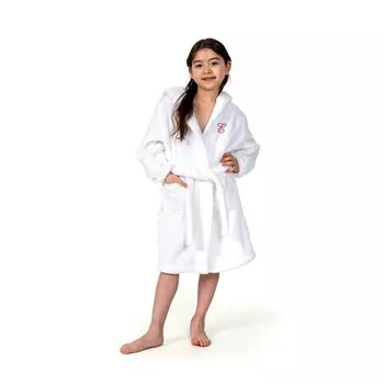 Linum Home Textiles Персонализированный детский суперплюшевый халат с капюшоном, E