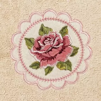 Linum Home Textiles Rosalee Роскошные турецкие полотенца с вышивкой, набор из 2 хлопковых полотенец для рук