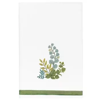 Linum Home Textiles Турецкий хлопок Botanica Набор украшенных полотенец из 4 предметов