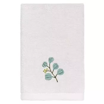 Linum Home Textiles Турецкий хлопок Botanica Набор из 2 украшенных полотенец для кончиков пальцев