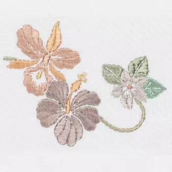Linum Home Textiles Турецкий хлопок Caroline Набор из 3 украшенных полотенец, голубой