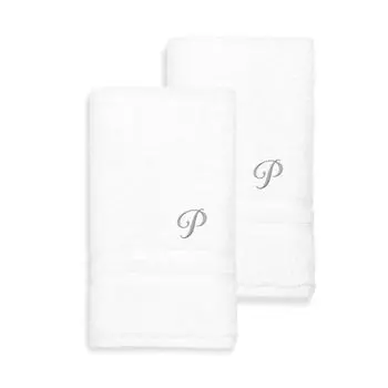 Linum Home Textiles Турецкий хлопок Denzi Набор из 2 индивидуальных полотенец для рук