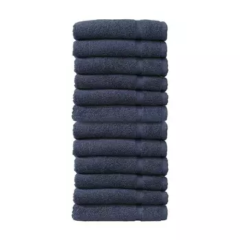 Linum Home Textiles Турецкий хлопок Denzi Набор из 12 мочалок, цвет Twilight Blue
