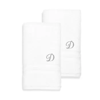 Linum Home Textiles Турецкий хлопок Denzi Набор из 2 индивидуальных полотенец для рук