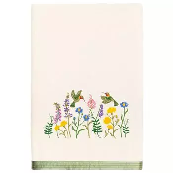 Linum Home Textiles Турецкий хлопок Hada Набор украшенных полотенец из 4 предметов, белый