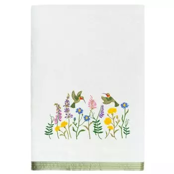 Linum Home Textiles Турецкий хлопок Hada Набор из 2 украшенных банных полотенец