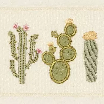 Linum Home Textiles Турецкий хлопок Mila Комплект полотенец с украшением, бежевый