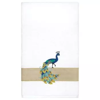 Linum Home Textiles Турецкий хлопок Penelope Набор украшенных полотенец из 3 предметов, голубой