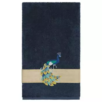 Linum Home Textiles Турецкий хлопок Penelope Набор украшенных полотенец из 3 предметов, голубой