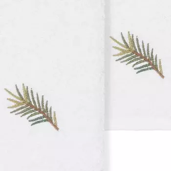 Linum Home Textiles Турецкий хлопок Pierre Набор из 2 предметов украшенных мочалок