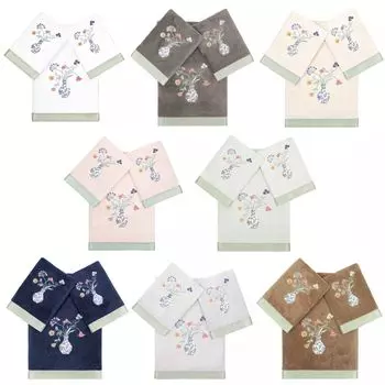 Linum Home Textiles Турецкий хлопок Stella Набор украшенных полотенец из 3 предметов, серый