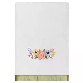Linum Home Textiles Турецкий хлопок Verano Набор из 3 украшенных полотенец, бежевый