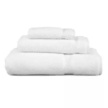 Линум Текстиль для дома Елочка 3 шт. Набор банных полотенец, белый