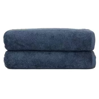 Линум Текстиль для дома Soft Twist 2 уп. Банные полотенца, темно-синий