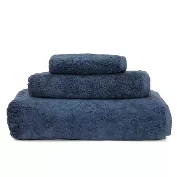 Линум Текстиль для дома Soft Twist 3 шт. Набор банных полотенец, темно-синий