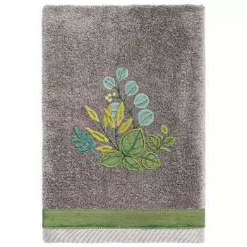 Linum Текстиль для дома Турецкий хлопок Botanica Набор из 2 украшенных полотенец для рук