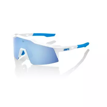 Линза 100% Speedcraft SL Movistar Hiper Blue Multi Mirror Lens Team White, белый