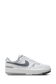 Linzi lillie с двумя полосками на плоской подошве с ремешком вокруг щиколотки Nike, серый