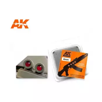 Линзы - красные 4 мм, Auxiliaries & Effects (AK-Interactive)