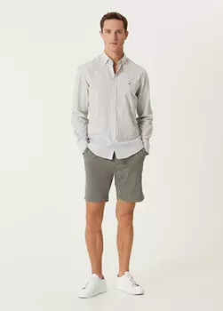 Лиоцелловые шорты с кулиской на талии Beymen Club, хаки