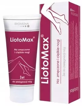 Лиотомакс, Гель для усталых и тяжелых ног, 75 г Inna marka