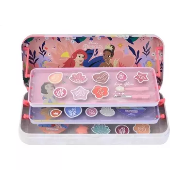 Lip Smacker Disney Princess Artisan Picnic Beauty Tin 3-уровневый набор для макияжа для детей