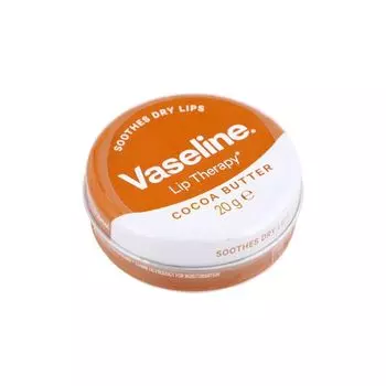 Lip therapy бальзам для губ с маслом какао Vaseline, 20 гр