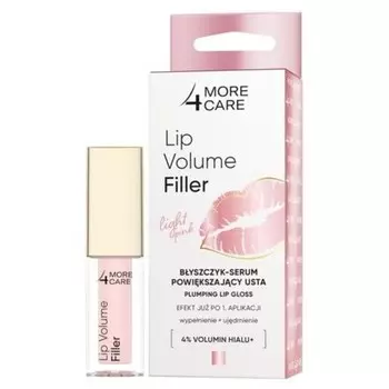 Lip Volume Filler Блеск для губ Сыворотка для увеличения губ Светло-розовый Assorted