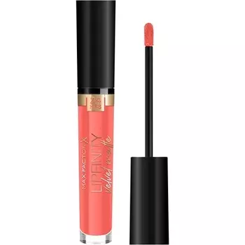 Lipfinity Velvet Matte Liquid Lipstick 4 мл 055 Оранжевое сияние, Max Factor