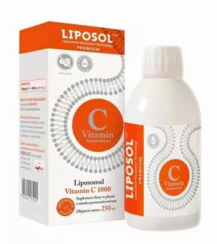 Liposol, Липосомальный витамин С со вкусом апельсина - 250 мл