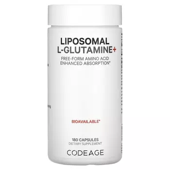 Липосомальный L-глютамин+ Codeage, 180 капсул