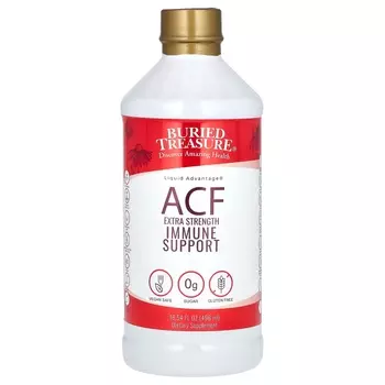 Liquid Advantage ACF Extra Strength Поддержка иммунитета, 16,54 жидких унций (496 мл) Buried Treasure