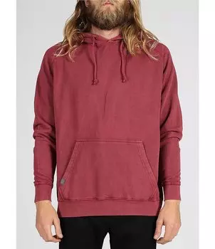 Lira Clothing Винтажный пуловер унисекс с длинными рукавами, толстовка с капюшоном, красный