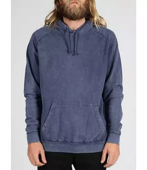 Lira Clothing Винтажный пуловер унисекс с длинными рукавами, толстовка с капюшоном, синий