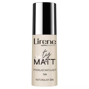 Lirene, City Matt, матирующий и разглаживающий флюид 204 Natural, 30 мл
