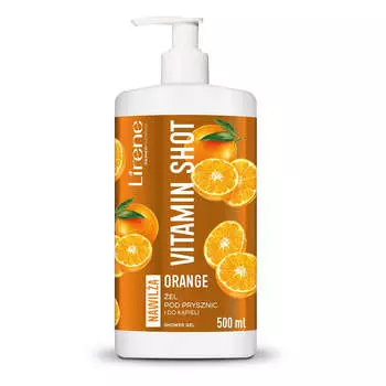 Lirene Гель для душа и ванны Vitamin Shot Апельсин 500мл