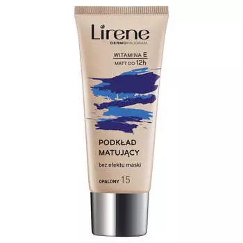 Lirene Матирующая основа для лица Nature Matte 15 Tanned 30мл