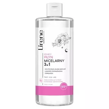 Lirene Успокаивающий мицеллярный флюид 3в1 Роза 400мл
