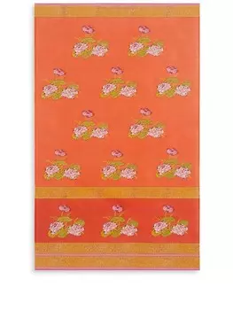 Lisa Corti саронг Tea Flower с цветочным принтом, оранжевый