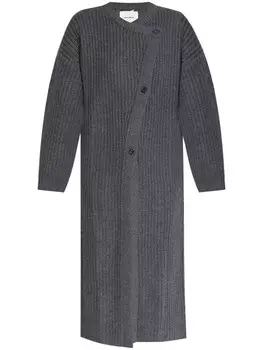 Lisa Yang асимметричное кашемировое пальто Elodie, серый