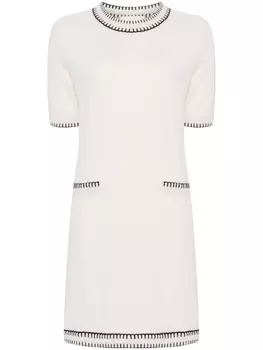 Lisa Yang кашемировое платье мини Angela, нейтральный цвет