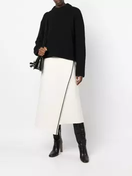 Lisa Yang кашемировый джемпер с круглым вырезом, черный