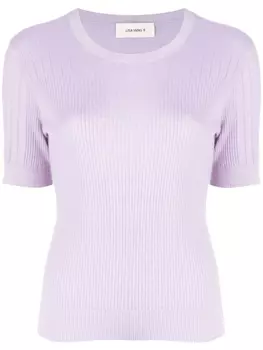 Lisa Yang кашемировый топ Ava, фиолетовый