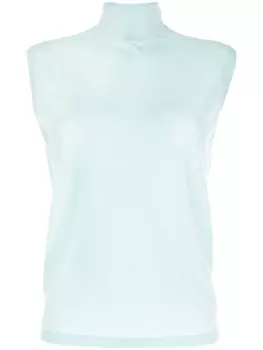 Lisa Yang кашемировый топ Lucy, синий