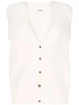 Lisa Yang кашемировый жилет The Astrid, белый