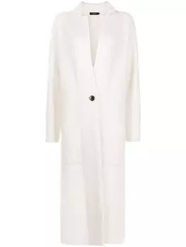 Lisa Yang однобортное пальто, белый
